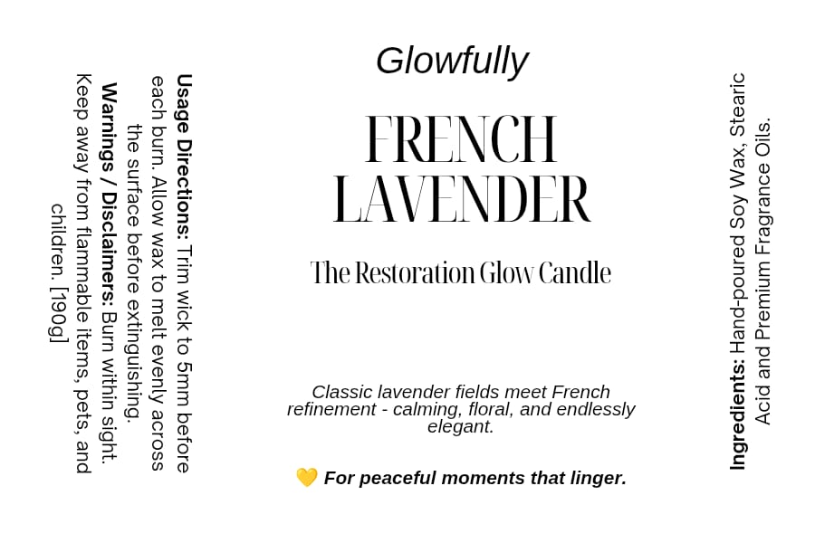 French Lavender Soy Candle