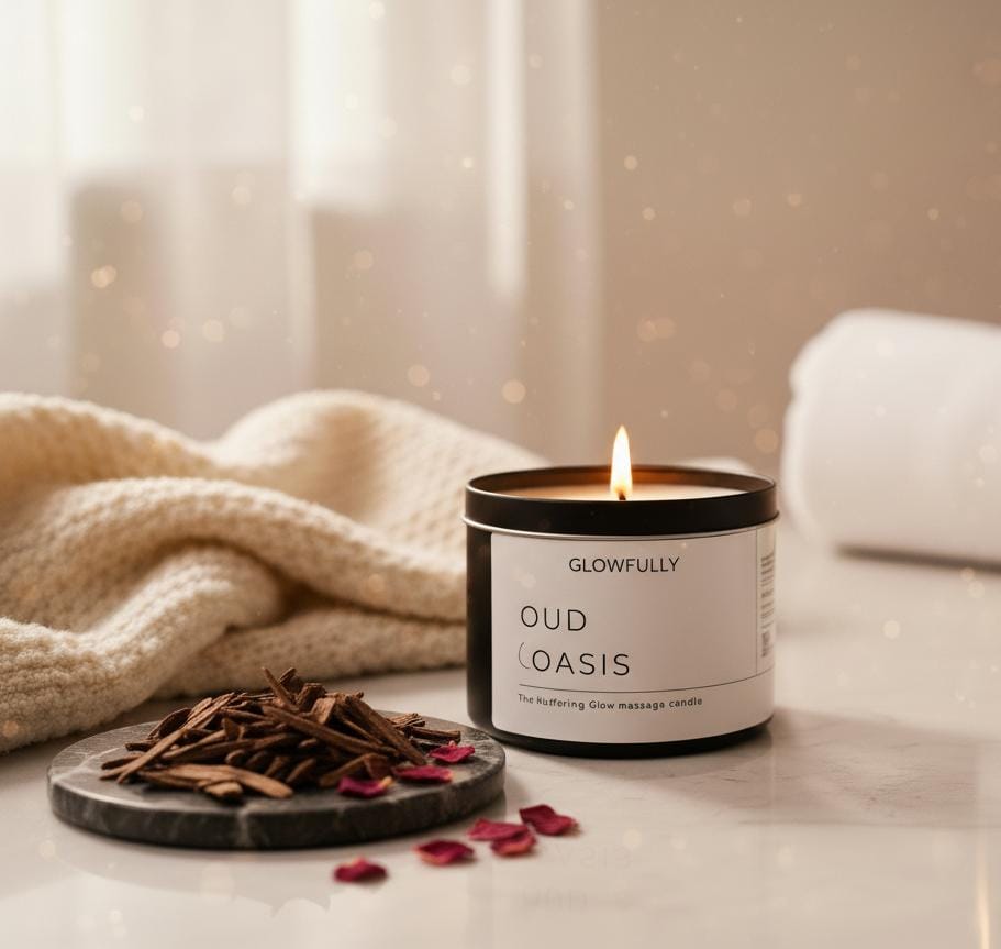 Oud Oasis Massage Candle