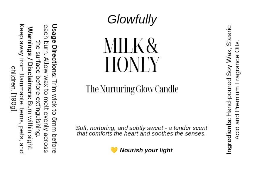 Milk & Honey Soy Candle