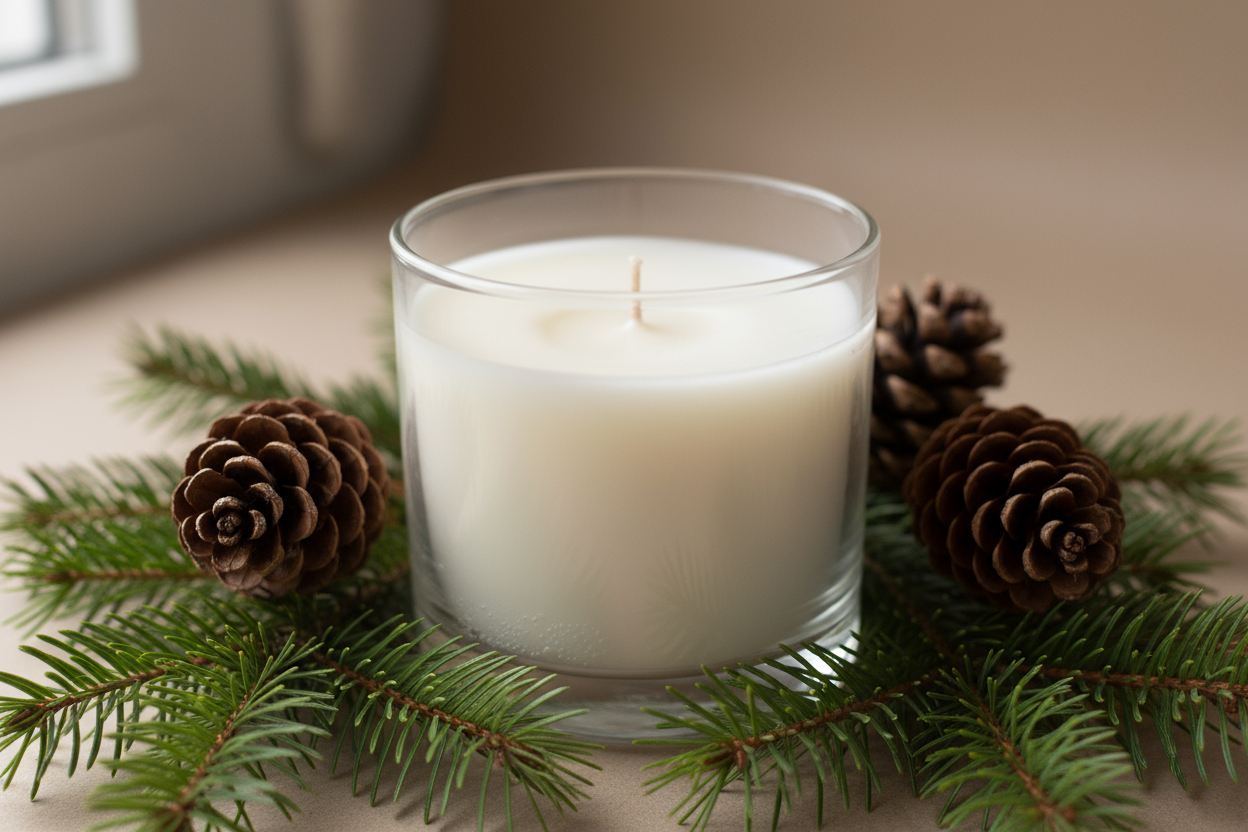 fresh pine soy candle