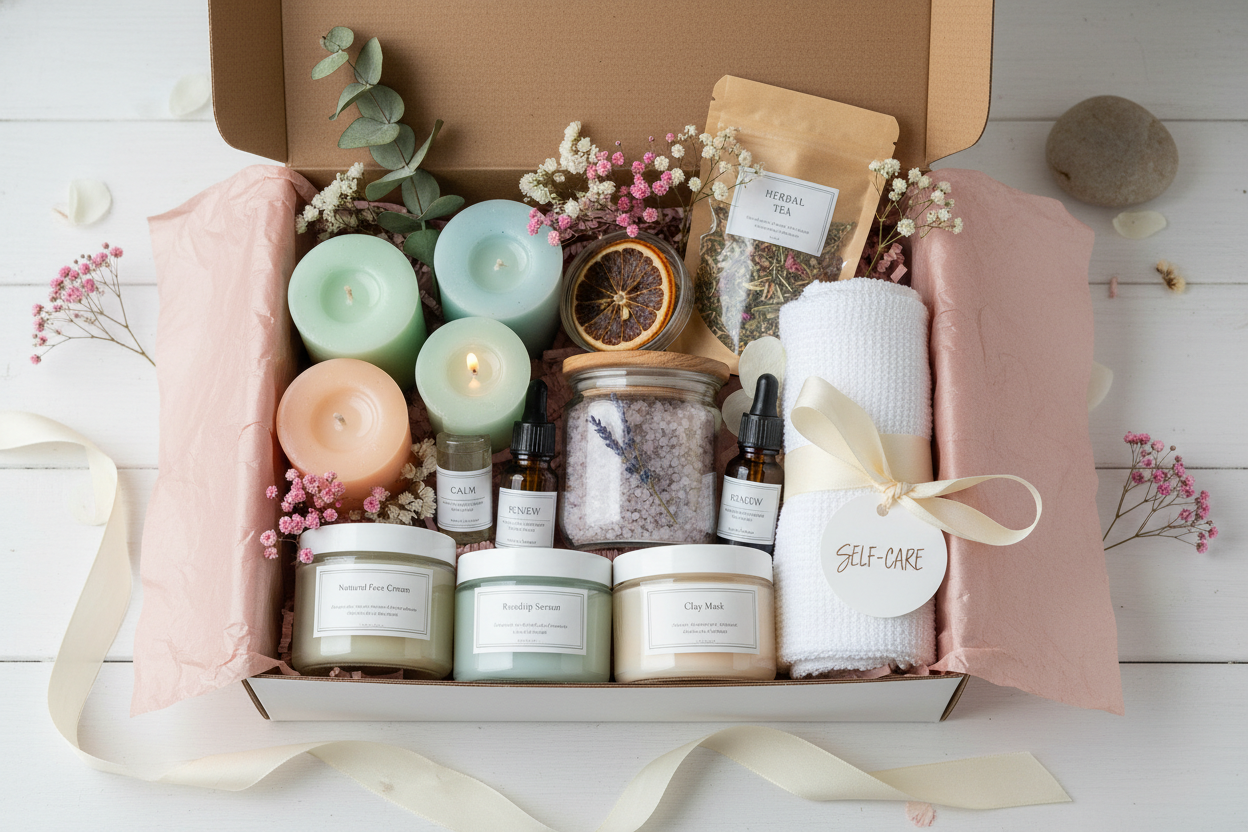 self-care hamper box